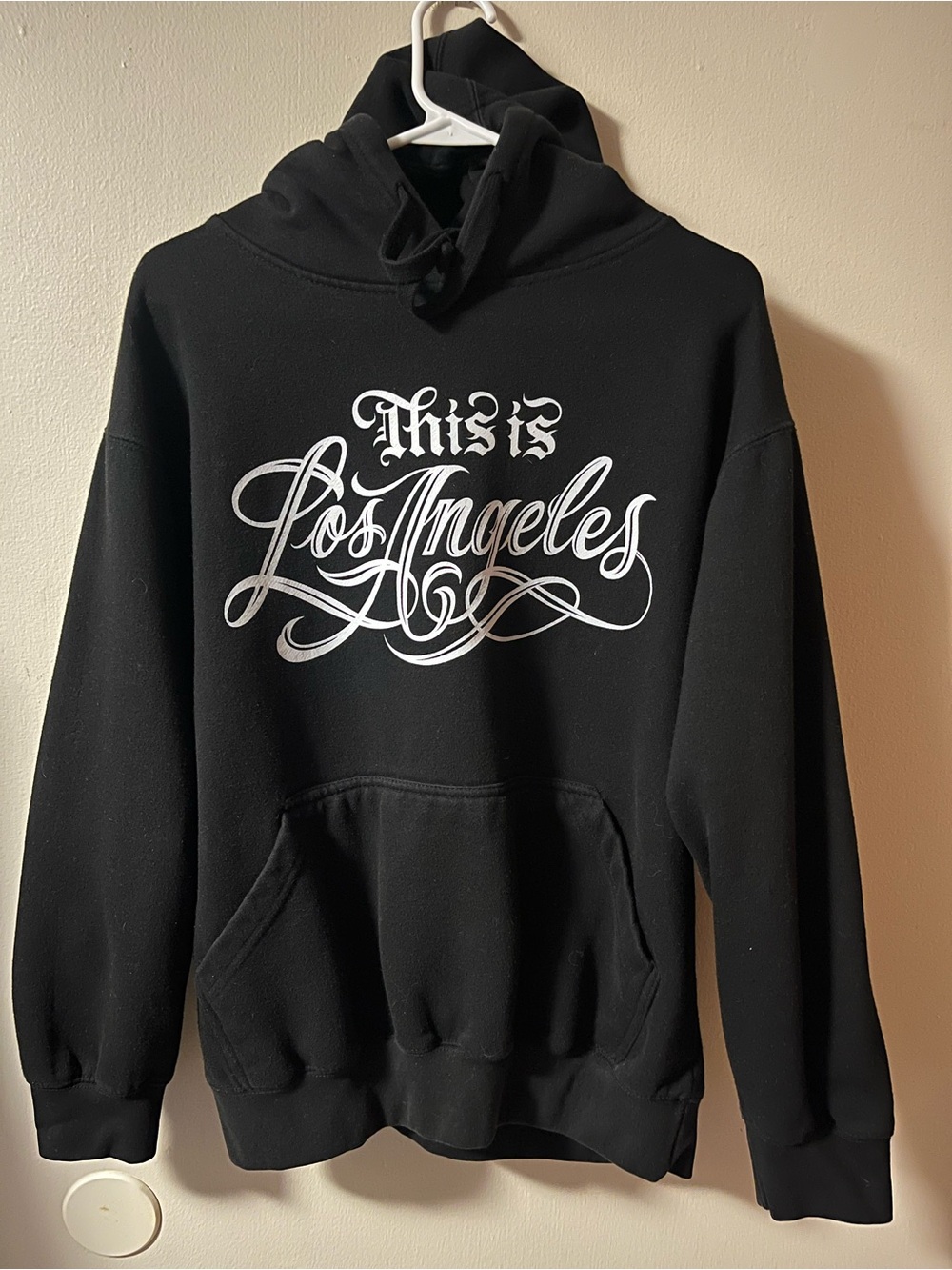 Black "This is Los Angeles" Pullover Hoodie